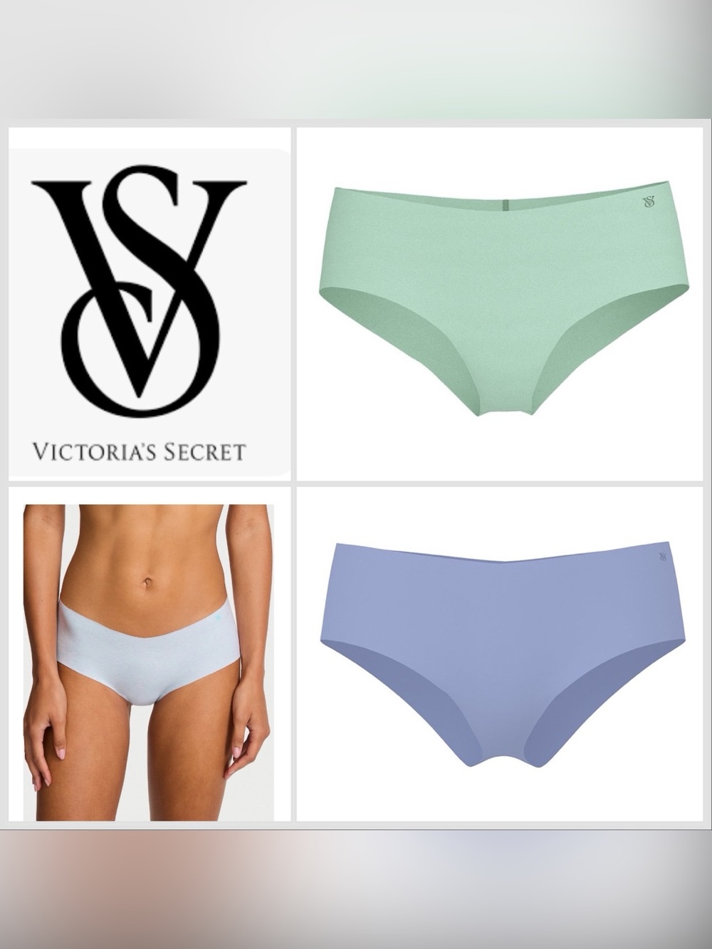 🔥🔥🆕💕VICTORIA’S SECRET 3 PAIR SEAMLESS NO SHOW HIP HUGGER PANTIES